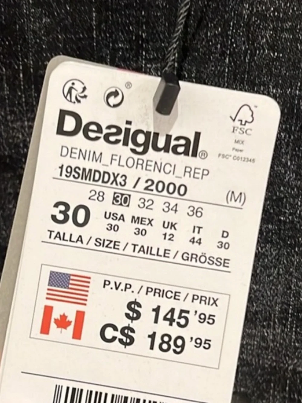 Desigual Men's Denim Jeans